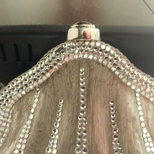 Gorgeous Judith lieber silver evening bag-